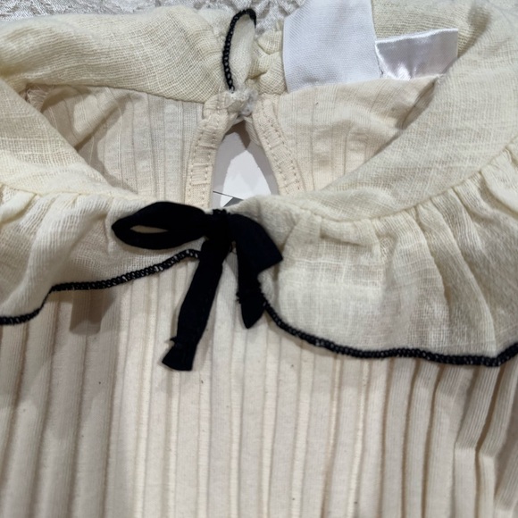 Zara Cream Ruffled Top - Picture 2 of 6